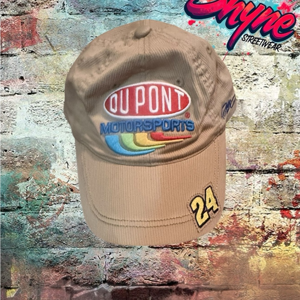 Vintage DuPont Motorsports Tan Cap Jeff Gordon
